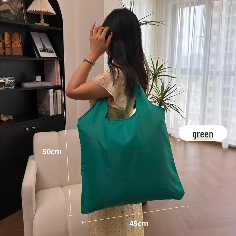 Eco-friendly Foldable Women's Shoulder Tote Bag for Groceries