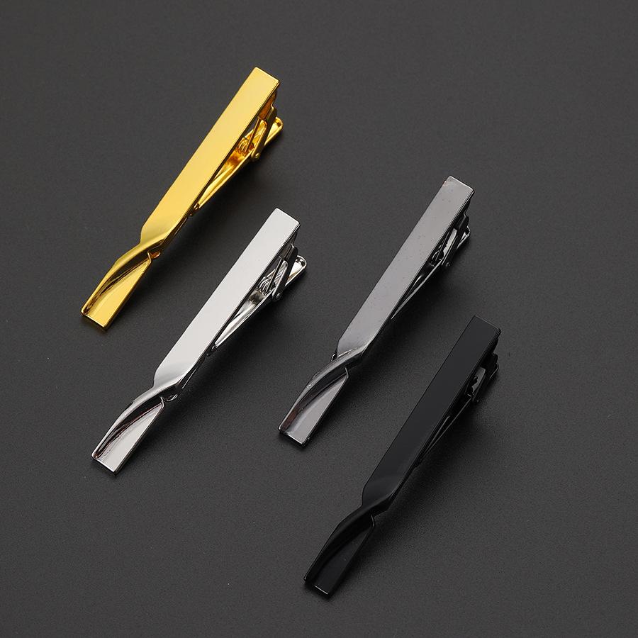 Brass Threaded Men's Formal Tie Clip
