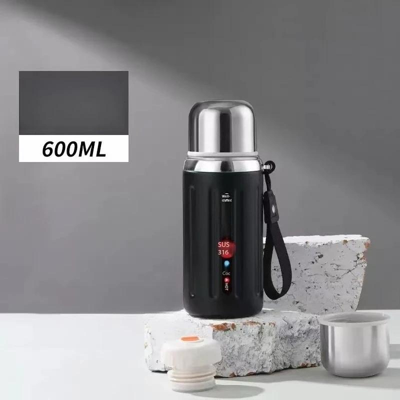 New 800ml Vacuum Flask Insulated Water Bottles Travel Thermal Cups For Hot And Cold Beverage Summer Winter Drinkware Gifts
