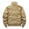 Winter New Cotton-padded Male Pilot Cargo Large Size Cotton-padded Lamb Collar Padded Jacket Men's Coat