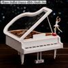 European-style Ballet Dance Girls Music Box Hand Crank Retro Drawer Music Box  Desktop Ornaments