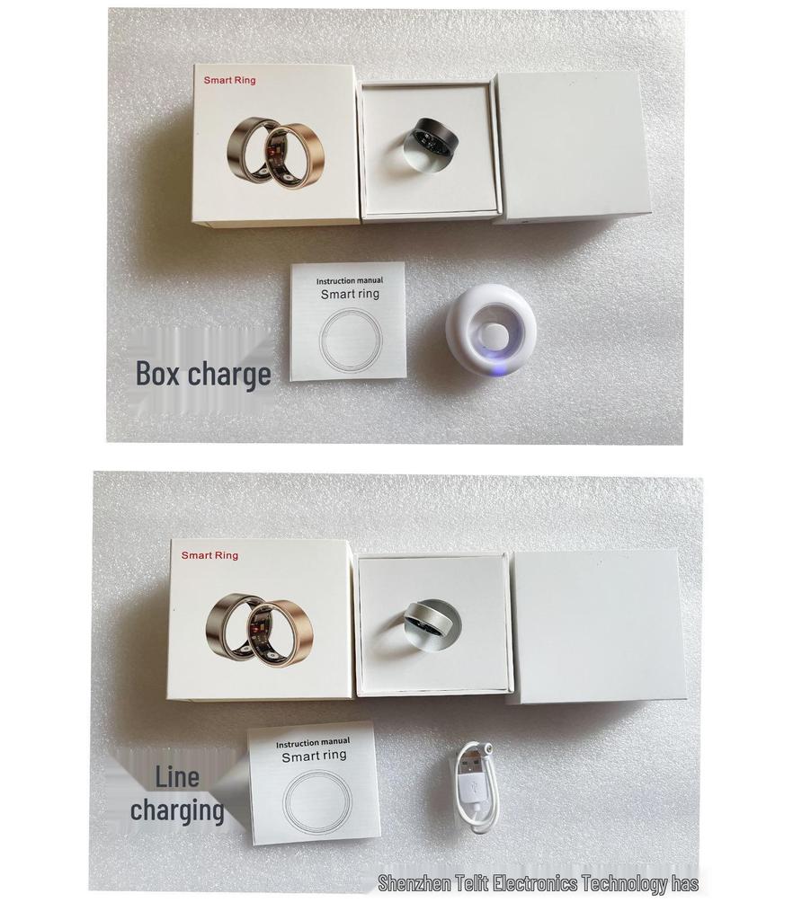 Smart Ring SR06: Waterproof, Blood Oxygen & Sleep Monitoring Bluetooth Wearable for Men and Women