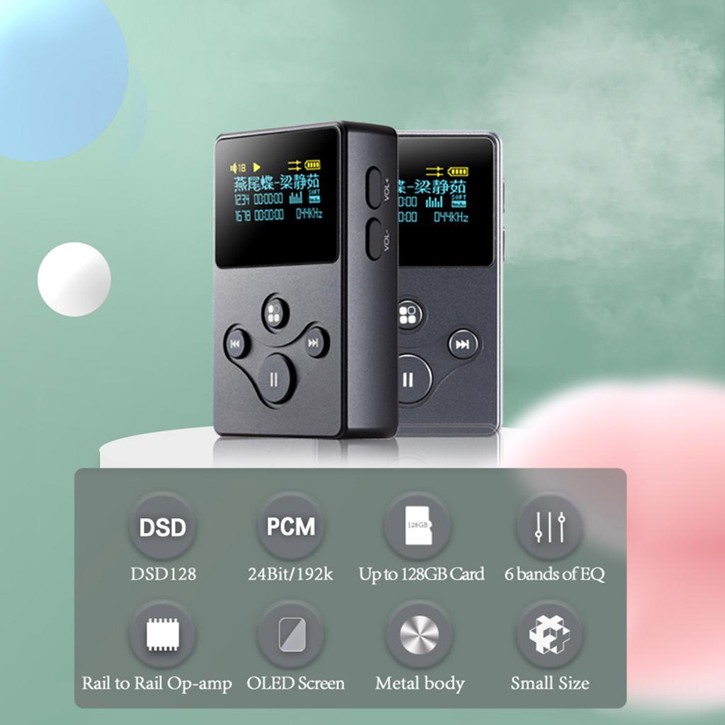 xDuoo X2S HiFi Music Player High Fidelity Lossless Audio Player DSD FLAC APE WMA WAV AAC MP3 Player TF Card Reading Up