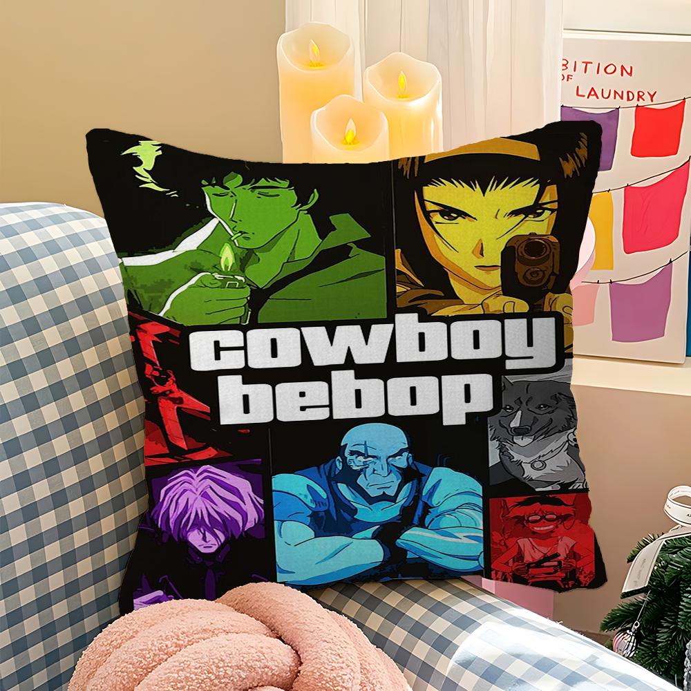Povlaky na polštáře Cowboy Bebop Domácí ložní prádlo Dekorativní povlak na polštář Svatba Super měkký povlak na polštář