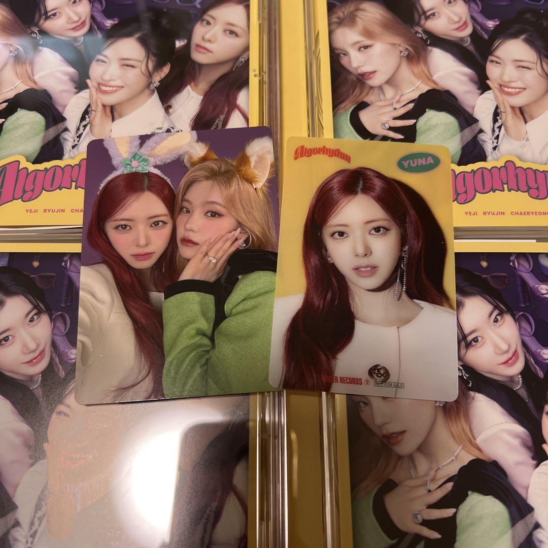 

[USED] itzy algorithm regular edition tower record lakidro trading card yeji yuna