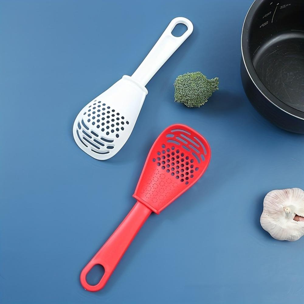 1pc Multi-Functional Kitchen Master Spoon - Grinds, Smashes, Drains, Mashes, and Serves with Ease - Perfect for Cooking, Serving, and Preparing Meals