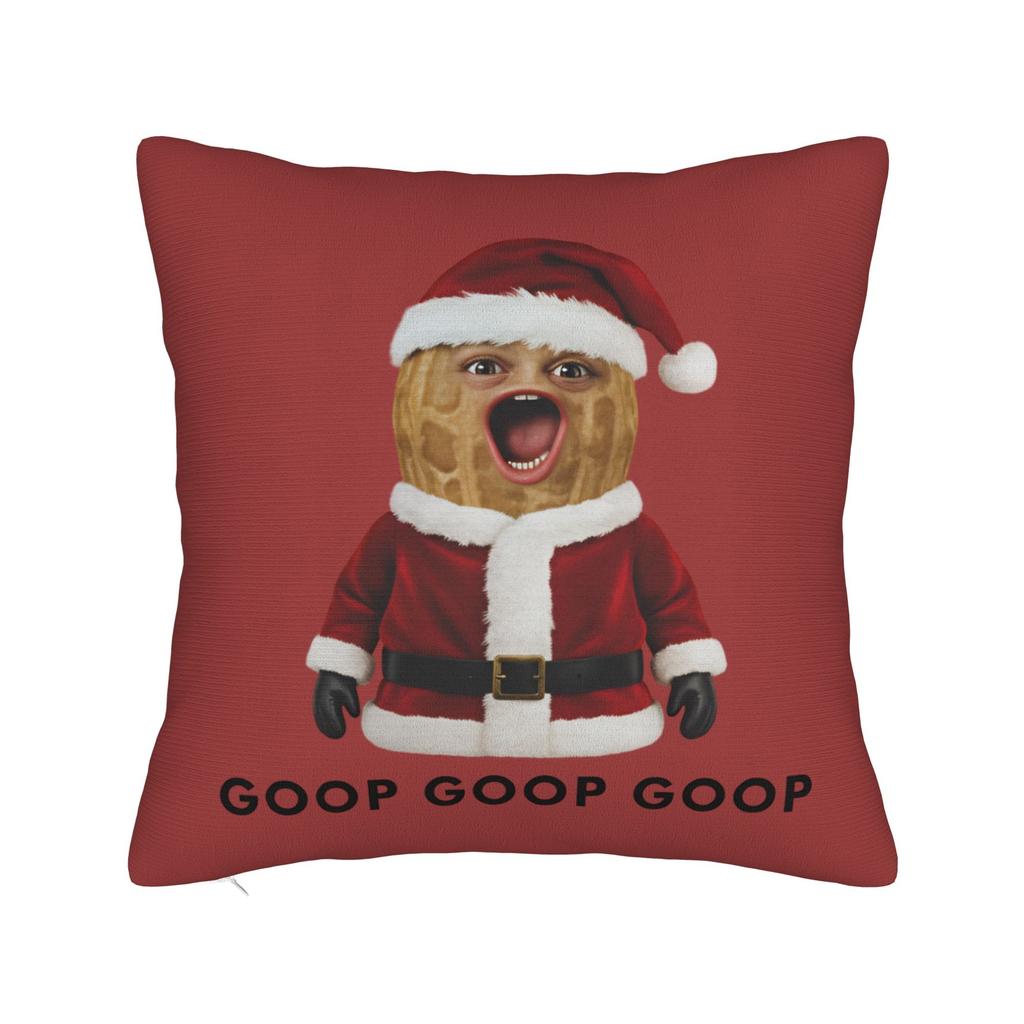 Kuddfodral Roligt The Burnt Peanut GOOP Bungulator Design Kuddfodral För Soffa Soffa Säng Vardagsrum Sött Roligt Kuddfodral