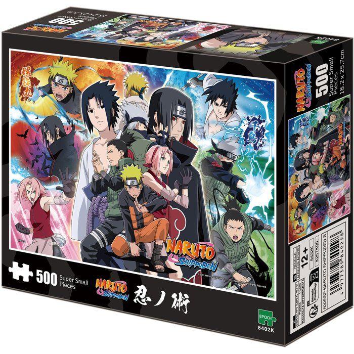 Puzzle Naruto Shippuden 500 super small pieces - EPOCH Jigsaw Puzzle - 8402K