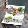 40mm*2m PET Tapes Stone Wall Path DIY Scrapbooking Decor Photo Album Collage Junk Journal Materials Aesthetics Tapes