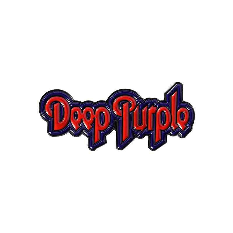 Эмалированный значок рок-группы Deep Purple Брошь с логотипом британской хэви-метал музыки Значок на лацкан рюкзак Модное украшение Подарок для фанатов друга