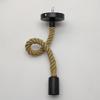 Vintage Hemp Rope Pendant Lights  Attic Personality Industrial Indoor Lightings For Loft Living Room Dinning Room Lights Lamp
