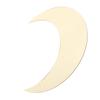 Moon Shape Mirror Wall Sticker Acrylic Decorative Background Decal for   Corridor