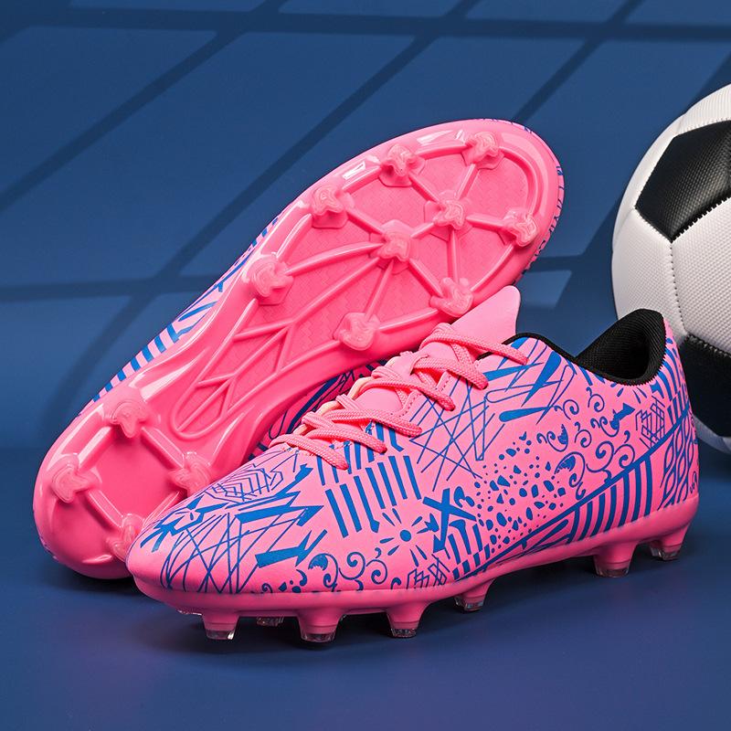 Jinjiang C Romesi Football Shoes Boys and Girls TF Broken Nails Long and Short Nails Adult Game Training Spikes