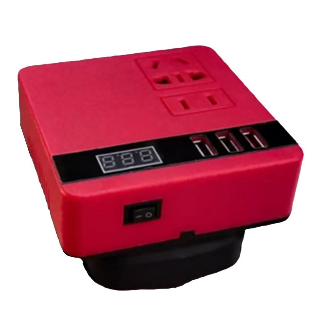 Multifunctional Inverter AC220V/DC5V/12V Inverter Constant Temperature Charging Convection Heat Dissipation Easy To Carry