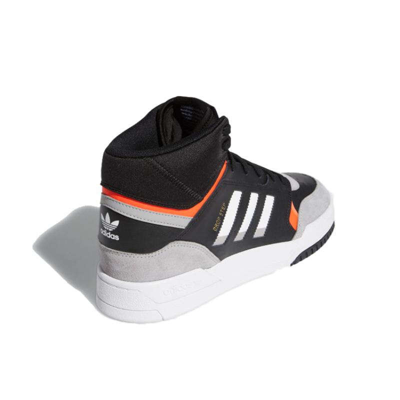 adidas Originals Drop Step Black Orange Unisex 'Black Orange' Sneakers EE5219