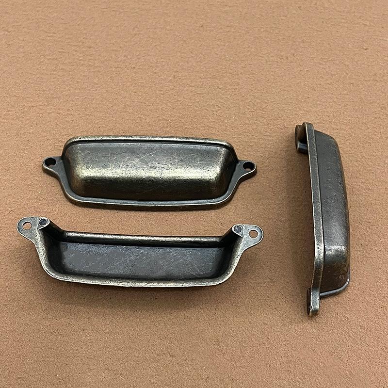 1PC  Antique Bronze/Black Shell Pull Handles Zinc Alloy Handles and Knobs Kitchen Drawer Cabinet Door Cupboard Furniture Knobs