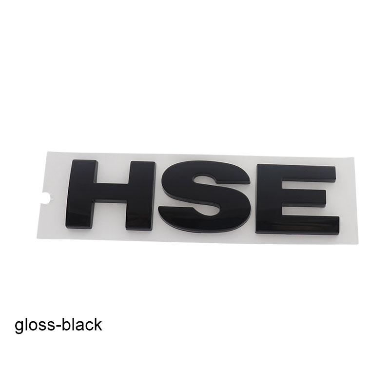 3D Premium HSE Letters for Sport England UK SUV Off Road car Engine Hood Fender trunk Tail Rear Decal Emblem Badge Sticker