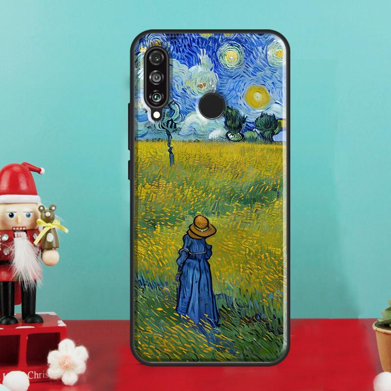 

Масляная картина Ван Гога Для Huawei Nova Y70 Y90 Y60 Y72 Y61 Y91 12s 12i 11i 7i 8i 9 10 SE P60 Pro P30 P40 Lite Чехол Huawei P30 Pro