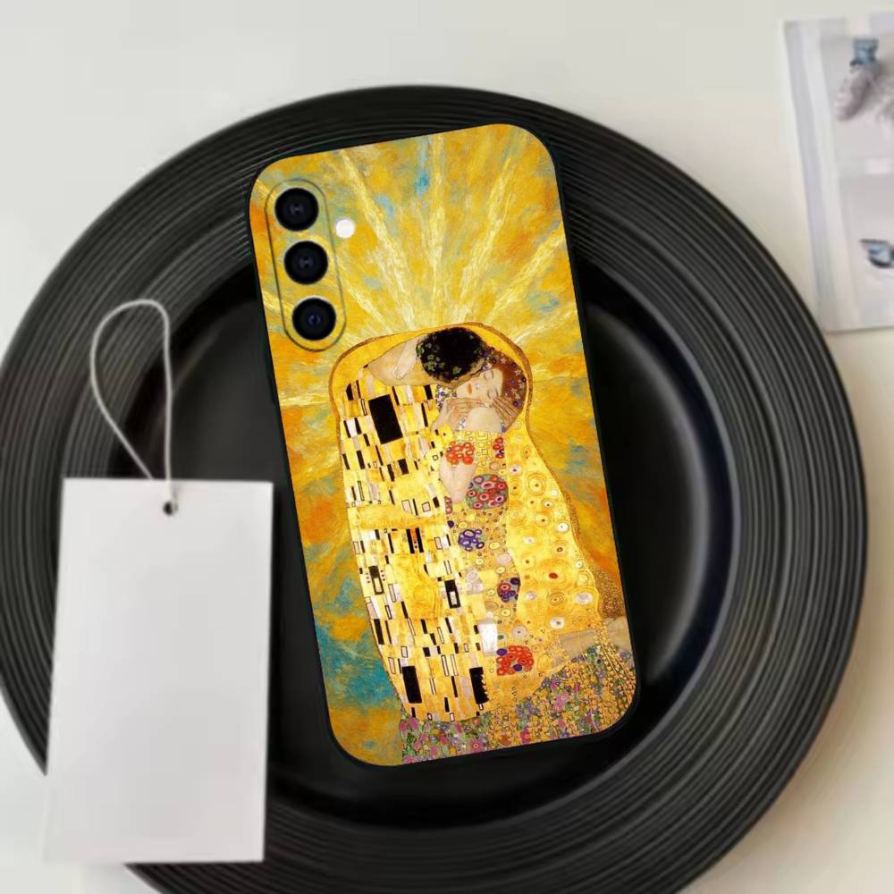 Renaissance A-Art  Phone Case Black Silicone Soft For Samsung Galaxy A73,A72,A71,A70,A53,A52,A51