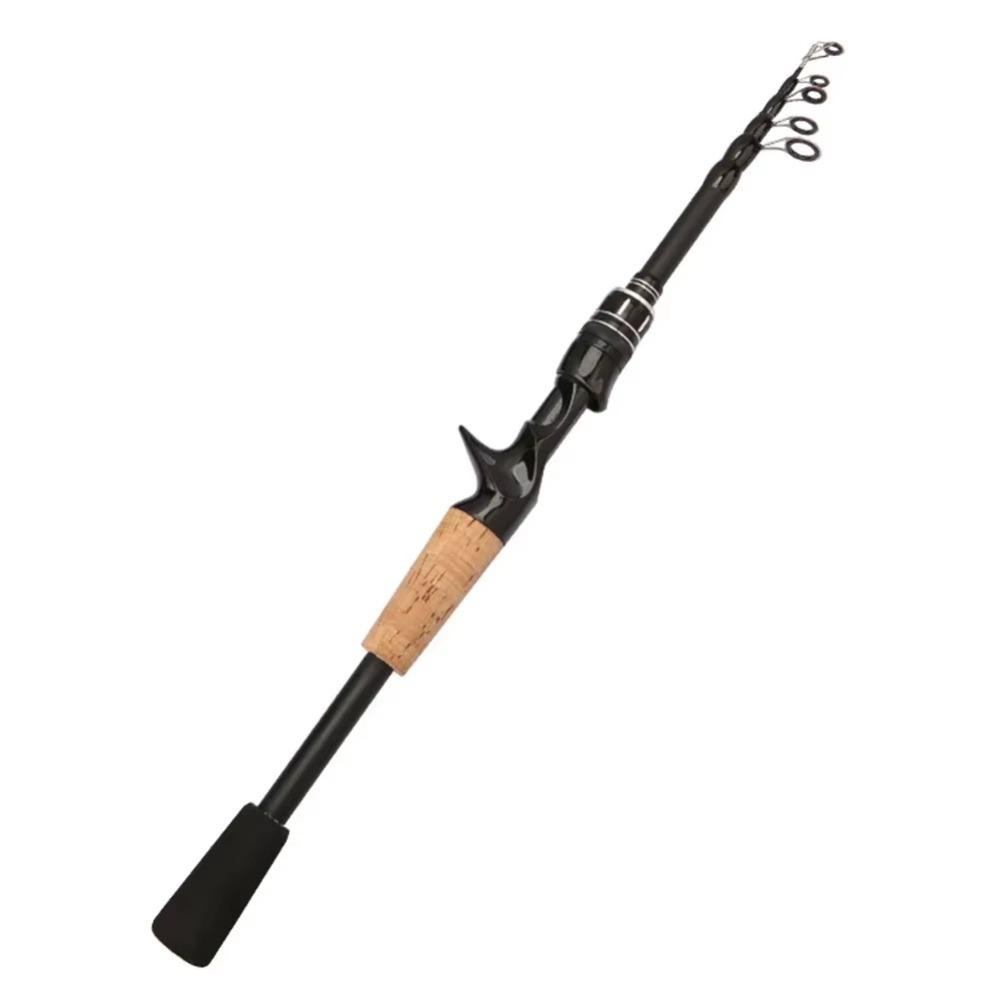 1.5M-2.4M Spinning Telescopic Fishing Pole Casting Portable Lightweight Fishing Pole Telescopic Design Professional Fishing Pole 1.5m