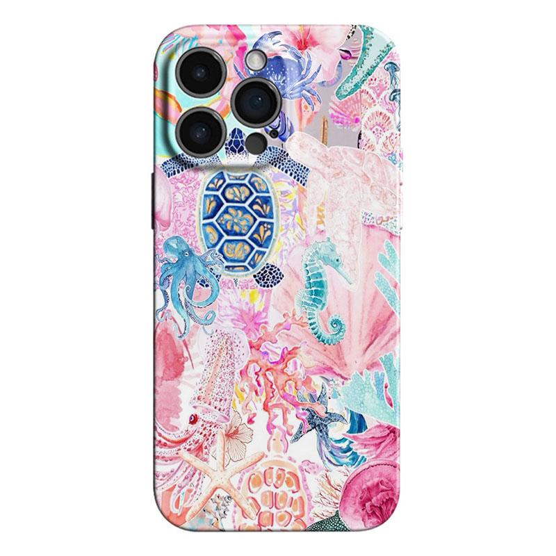 

Ocean Animals Glossy Film Hard PC Phone Case for Xiaomi Redmi A5 A3 14C 13 12 13C 12C 10C A1 10 9T K40 K30 9C 9A Pro 4G 5G Redmi 13C 5G