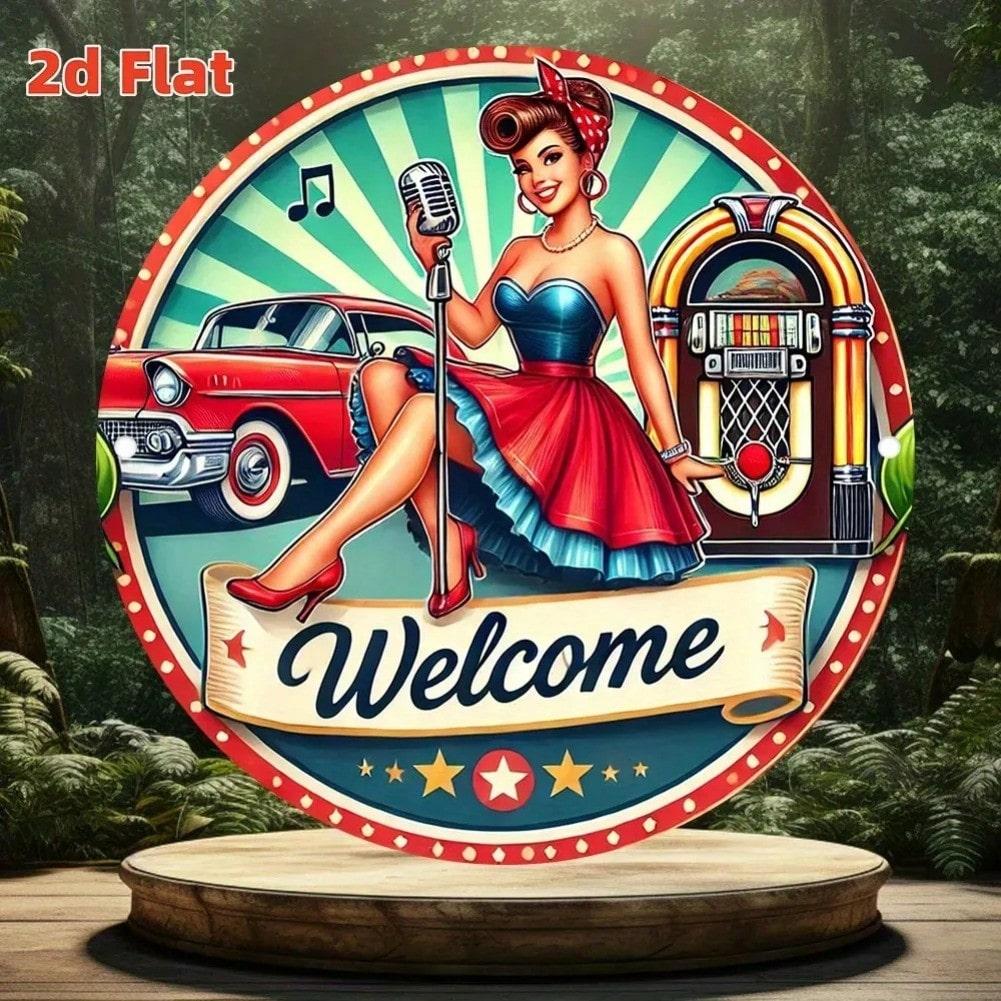 Vintage Tin Sign Metal Wall Decor For Home Bar Cafe Shop