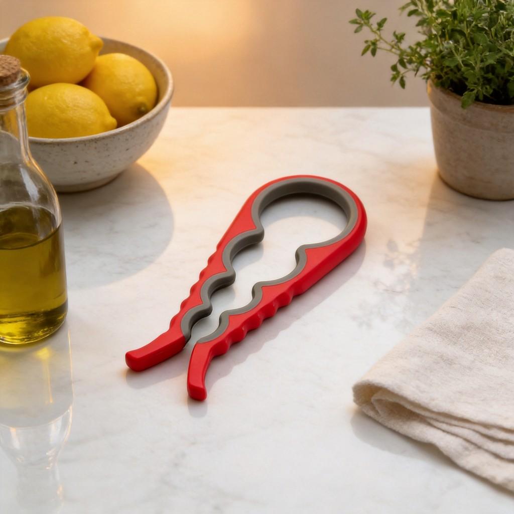 Kitchen Multifunctional Can Opener With Smooth Operation For Gift And Everyday Use