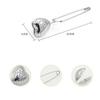2Pcs Creative Heart Shape Tea Strainer Stainless Steel Infuser Filter for Loose Leaf Tea, Herbs, Home Party, Easy Clean
