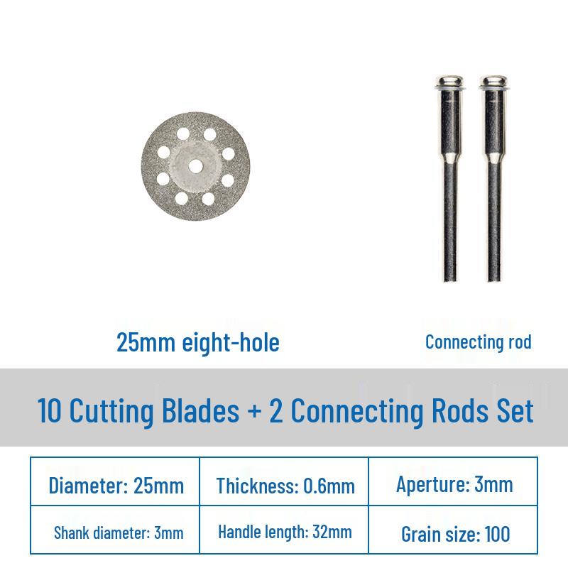 Diamond Cutting Disc for Grout, Jade, Glass, Ceramic; Seam Cleaning Blade for Hand Drill, Small Slice for Wine Bottles.