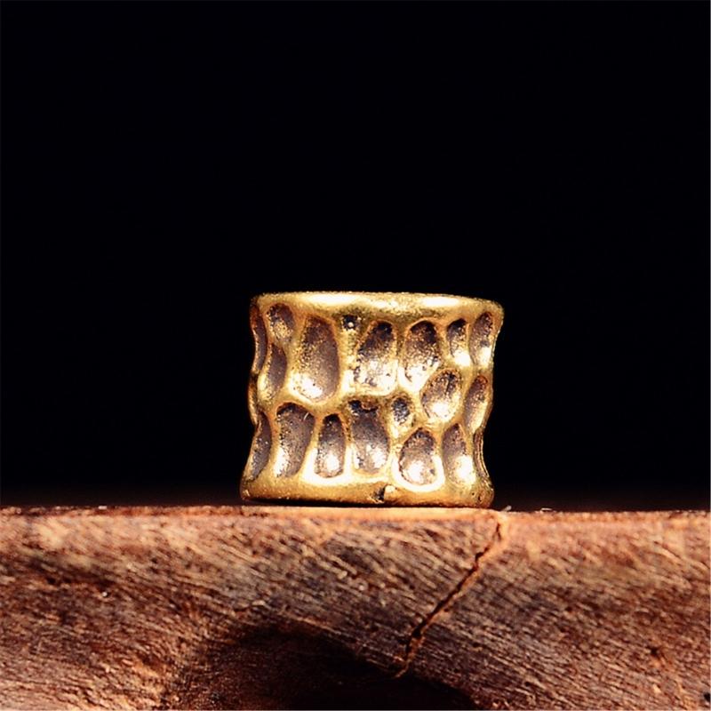 Vintage Large Hole Spacer Beads For DIY Jewelry Making Crafting Supplies Copper Beads Sturdy Allergy Resistant Accessories