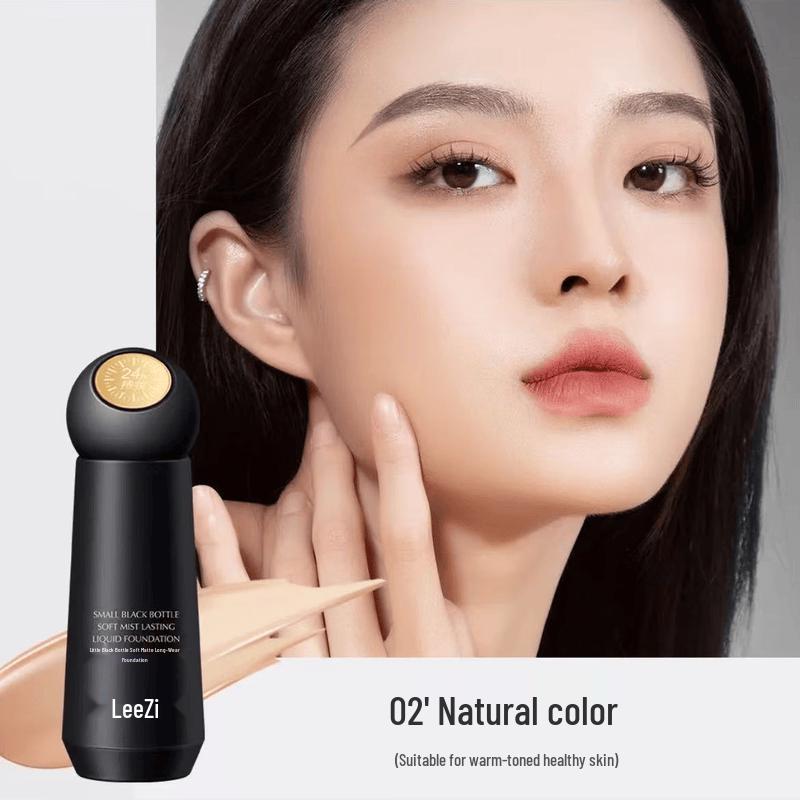 Leezi Little Black Bottle Soft Mist Long-Wear Foundation