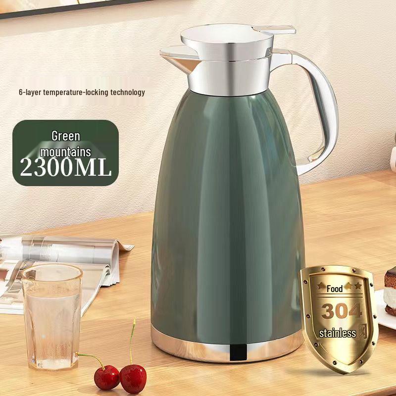 Large Capacity Stainless Steel Thermos Kettle for Home, Restaurant, Hotel, or Tea House
