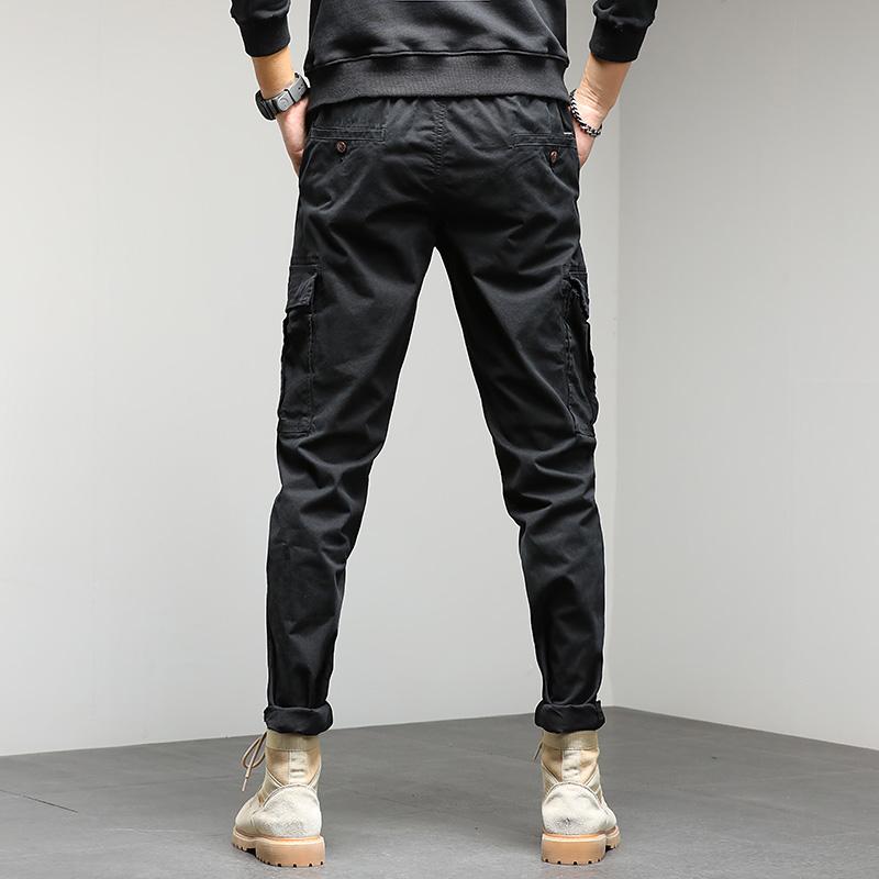 JAYSCE 2024 Yeni erkek Sokak Hip-Hop Tarzı Pantolon Moda Kalın Tulum Açık Eğlence Ince Pantolon