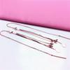 Color Gold Purple Gold Snake Bone Ball Tassel Plated Rose Gold Earrings Exquisite Long Earrings
