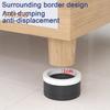 4Pcs Round Furniture Riser Heavy Duty Bed Riser Stackable Anti-slip Table Desk Couch Chair Sofa Cabinet Leg Lift Riser Heightening Foot Pad