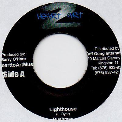 

7inch Record BUSHMAN - Lighthouse NONE Heart 2 Art Jamaica Reggae, Ska & Dub Used