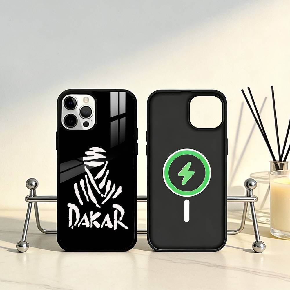 Rally D-Dakar Logo Phone Case For iPhone17,16,15,14,13,12,11 Plus,Pro Max Magnetic For Magsafe Wireless Charging