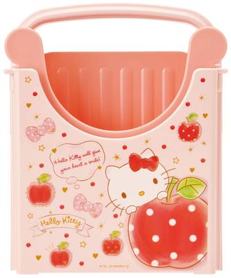 Skater Bread Cutting Guide Hello Kitty Happiness Girl Sanrio Knife Guide Bread Cutter Bread Slicer Plastic Foldable 5 6 8 12 Made In Japan Pieces,