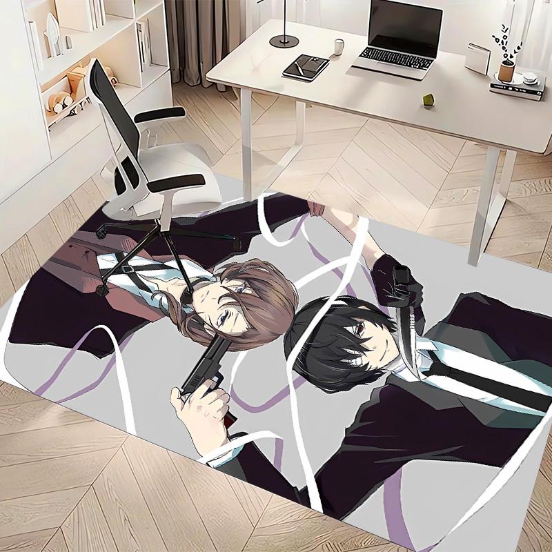 Anime Code Geass Printed Absorbent Washable Carpet,Non-Slip Bathroom Mats,Kitchen Rugs,Living Room Entrance,Camping Picnic Rugs