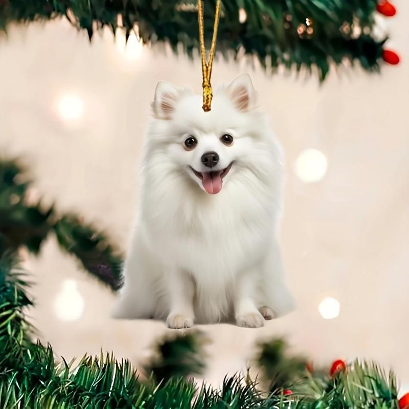 

Акриловый Стильный Шарм для Собаки Восхитительный Улыбающийся Брелок в Виде Собаки Идеально Подходит для Праздничного Декора