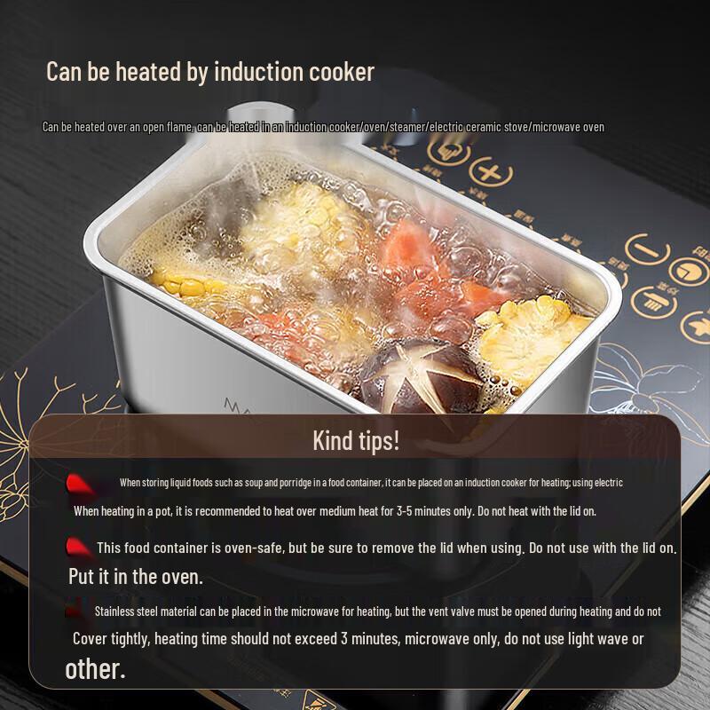 Mei Chu 304 Stainless Steel Food Storage Container