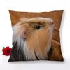 Guinea Pig Zipper Pillowcase Home Decor Satin Square  Bedroom