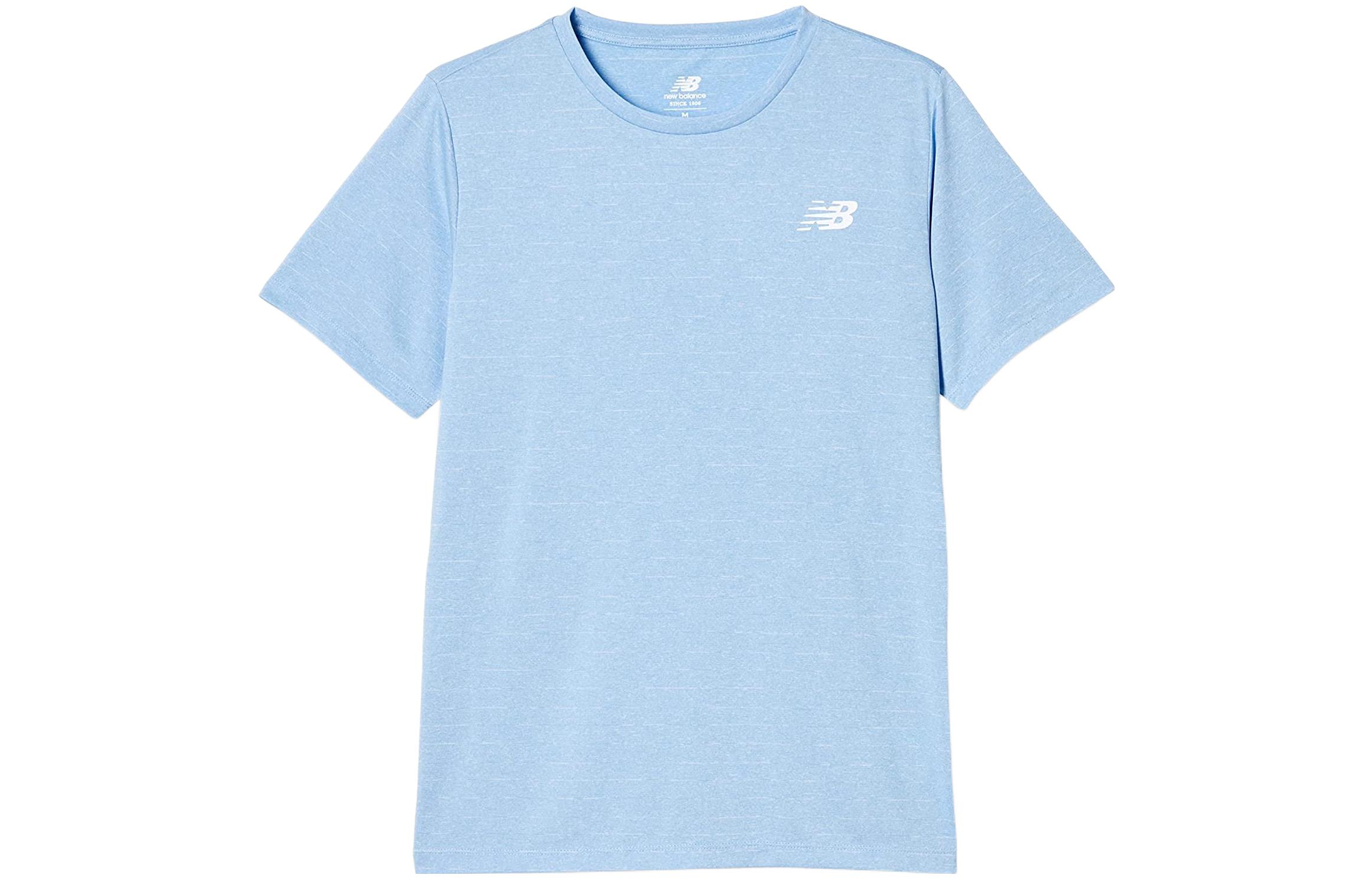 New Balance T Shirt Men s Light Blue AMT01012-TCA S
