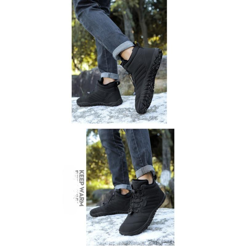 Winter Outdoor Snow Boots, Men and Women Wear Waterproof Non-slip Padded Thickened Warm New Couple Shoes
