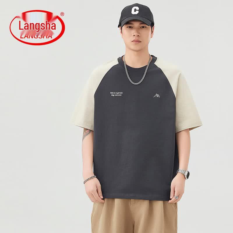 Langsha Men s Premium Casual Short Sleeve T-Shirt 2XL