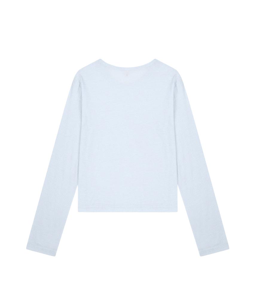 Padeu Soft Stripe Tee (Sky)