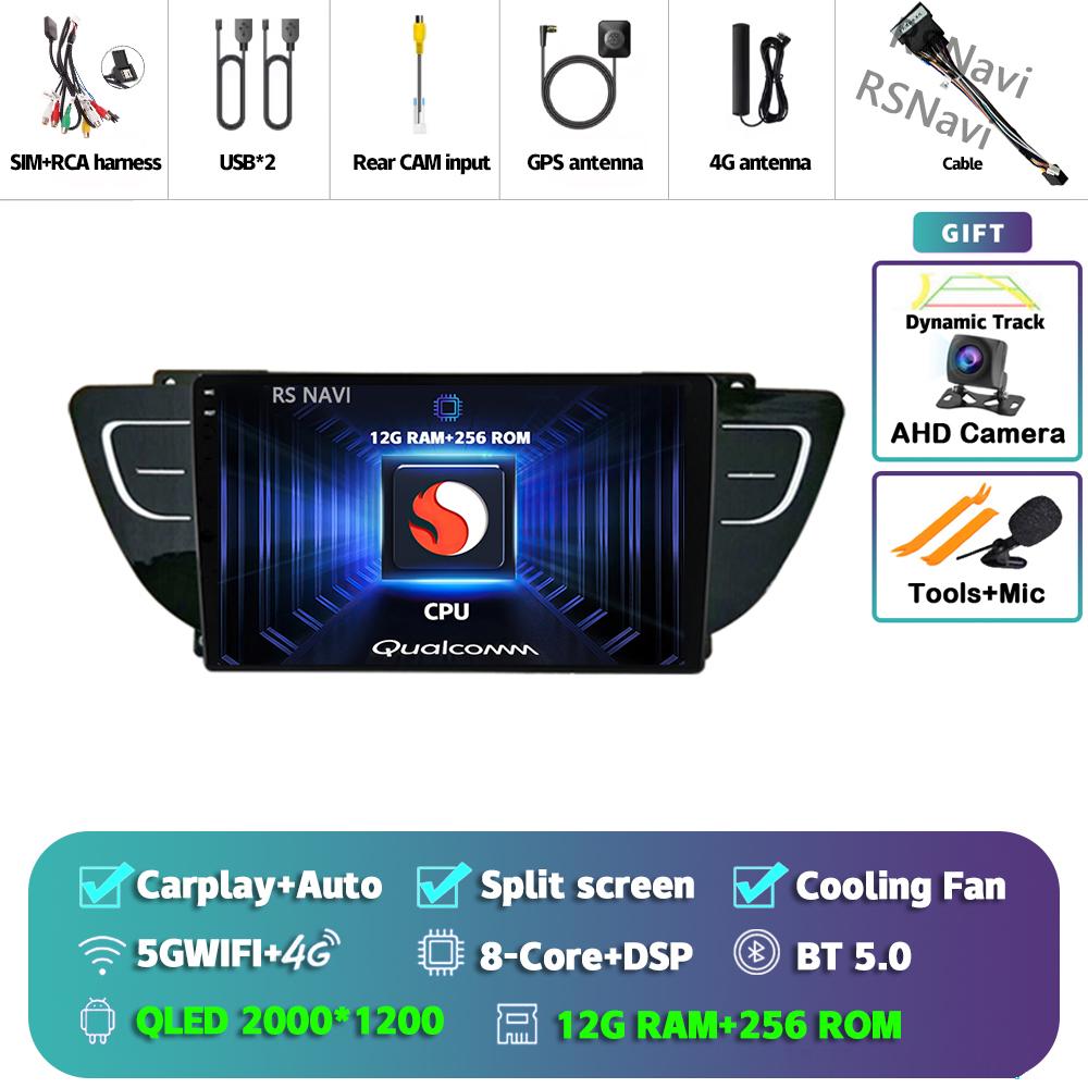 Android 14 Carplay Auto For Geely Atlas 2016 - 2020 Car Radio Player Multimedia 4G+WIFI Stereo Navigation Head Unit AI Voice GPS