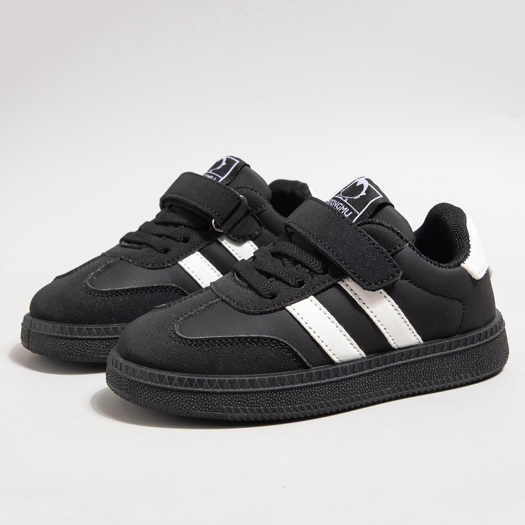 Boys and Girls' Daily Outdoor Casual Shoes with Velcro Design, Convenient and Comfortable for Spring