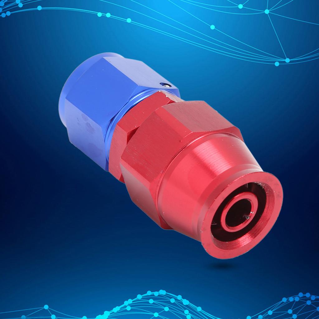 AN8 Slangeende Kobling Svingbar Aluminiumslegering Adapter for Oljekjøling til Oljerør