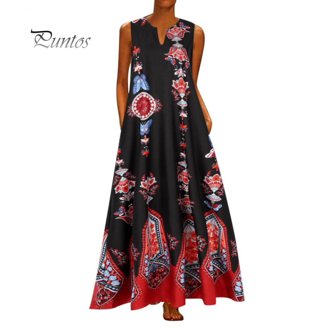 

Женское летнее свободное платье без рукавов XXL чёрный